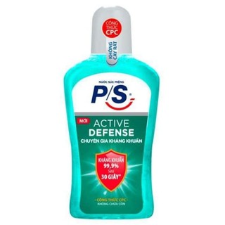 Nước súc miệng PS active defense 130ml - Nước súc miệng P/S active defense 130ml