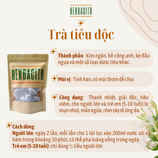 Trà thảo dược tiêu độc Herbacito
