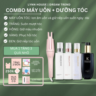 Combo máy uốn tóc mây xoăn tự động dream trend + tinh chất dưỡng tóc dream trend
