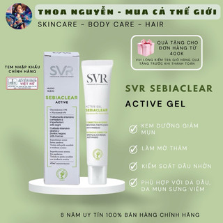 Kem dưỡng svr active gel / mat + pores