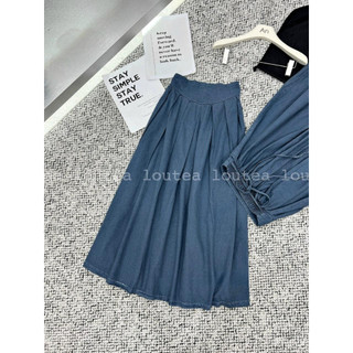 Chân váy bò cạp V lưng chun 087