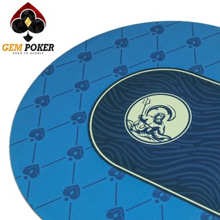THẢM POKER TEXAS HOLDEM GEM POSEIDON OVAL