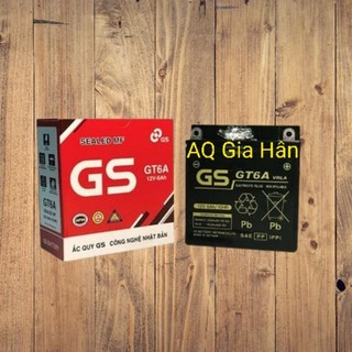 Chính hãng ắc quy khô gs gt6a 12v-6ah dùng cho dream; sirius; jupiter; exciter 110 .