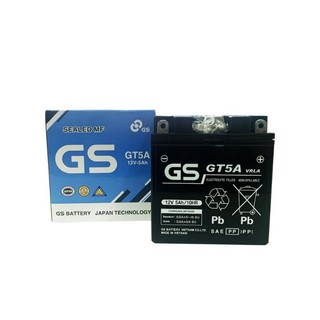 Chính hãng ắc quy khô gs gt5a 12v-5ah cho xe máy dream, wave, future, sirius, jupiter, taurus, mio