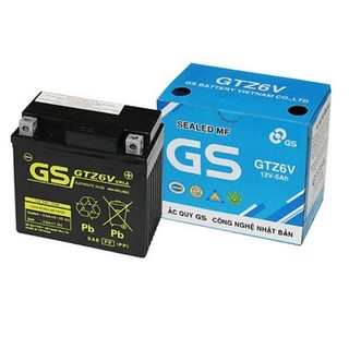 Chính hãng - ắc quy gs gtz6v xài cho xe sh việt, sh mode, ab 2012 về sau, janus, vision 2014 về sau, lead 125
