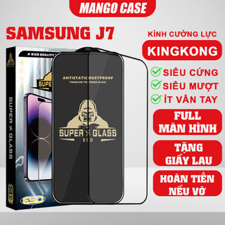 Kính cường lực Samsung Galaxy J7 Pro, J7 Prime Full màn Kingkong Full dòng Samsung