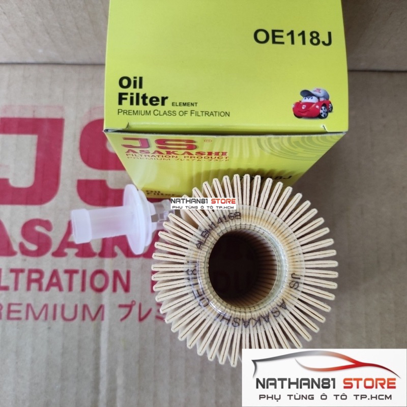 Lọc nhớt động cơ Toyota: Camry 2.0(15-19), Camry 2.5(15-19), Camry 3.5(06-18), Mã sản phẩm: OE118J. 