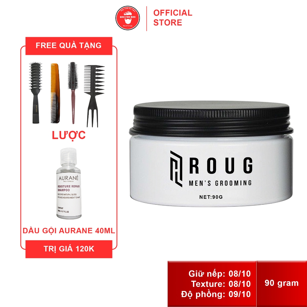 Sáp vuốt tóc Roug Matt Clay