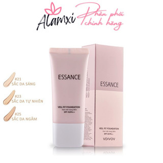 Kem nền trang điểm essance spf25 pa++ vdivov veil fit foundation 30ml