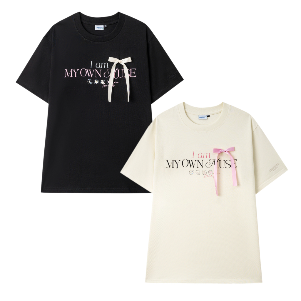 Áo Thun Nơ I Am My Own Muse Local Brand Lourents / Babytee Thắt Nơ