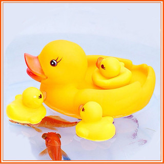 đàn vịt tắm chíp chíp , vịt thả bồn tắm