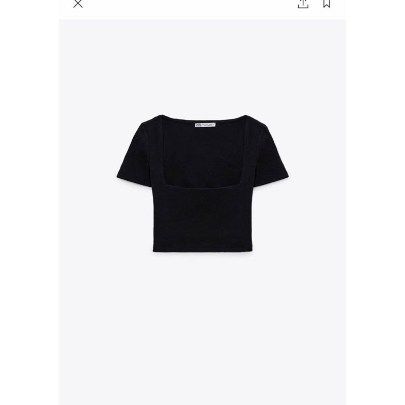 Áo zara used size S croptop