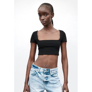 Áo zara used size S croptop