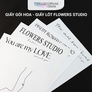  Tập 20 Tờ Giấy Gói Hoa Giấy Lót LOVE STUDIO Không Thấm Nước Khổ 30x45cm - Phụ Kiện Hoa Đồ Handmade 