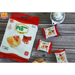 Bánh pía thịt lạp tân huê viên túi 480g