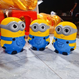 Heo đất tiết kiệm (minion)23x19x17