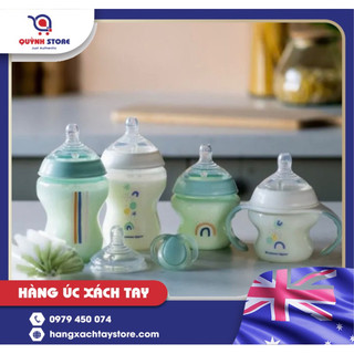 Set bình sữa Tommee Tippee sơ sinh Newborn - núm Âu số 1