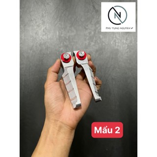 Gác chân TaKe CNC tặng kèm long đền chốt xỏ inox gắn mọi dòng xe (không gắn được ex150, winer)