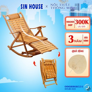 Ghế Tre Thư Giãn, Ghế Tre Gấp Gọn Nguyên Liệu 100% Từ Thiên Nhiên An Toàn Thân Thiện