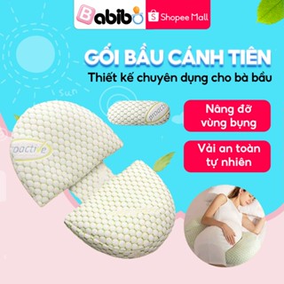 Gối bà bầu cánh tiên BABIBO, giảm đau lưng, hỗ trợ mẹ và bé ngủ ngon giấc, nâng đỡ bụng cho mẹ bầu