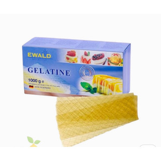 Gelatin lá làm thạch, làm bánh, set 5 lá