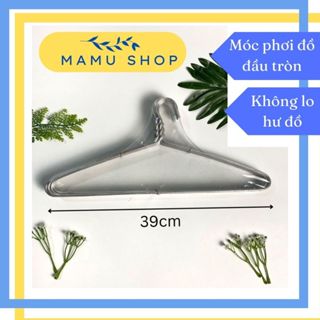 Móc treo quần áo (10 cái) móc quần áo nhôm người lớn Mamu shop đầu tròn không hư đồ M93