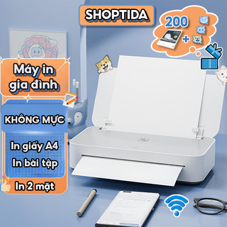 Máy in HPRT GT1 không cần mực nhỏ gọn kết nối wifi dành cho học sinh sinh viên tặng kèm 200 giấy in A4