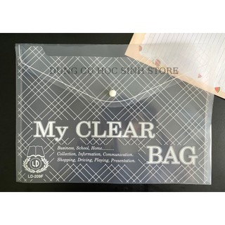 Combo 3 cái/ Combo 5 cái/Combo 10 cái bìa nút đựng tài liệu My clear bag dày