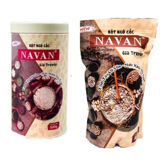 Bột ngũ cốc navan 9 vị 800g date mới