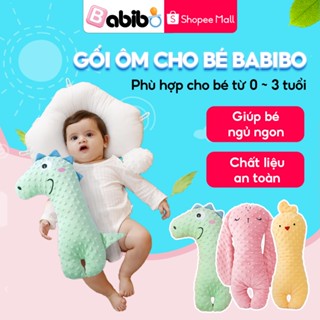 Gối ôm cho bé sơ sinh 0-2T BABIBO, gấu bông cho trẻ ôm ngủ, thú bông đồ chơi cho bé