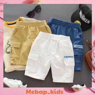 Quần short bé trai size đại từ 25-50kg, quần ngố túi hộp cho bé trai