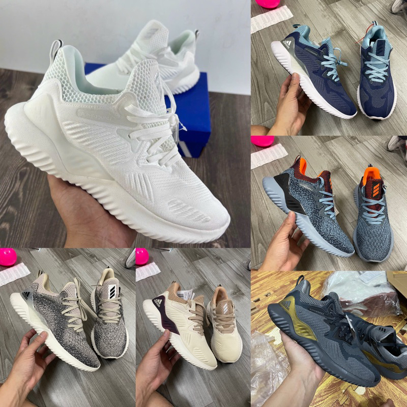 Giầy thể thao Anpha boost màu be sữa