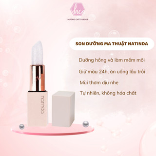 Son dưỡng ma thuật Natinda Magic Tattoo Gold Lipstick 3.5g, dưỡng lên màu hồng tự nhiên - Hương Chất Cosmetic