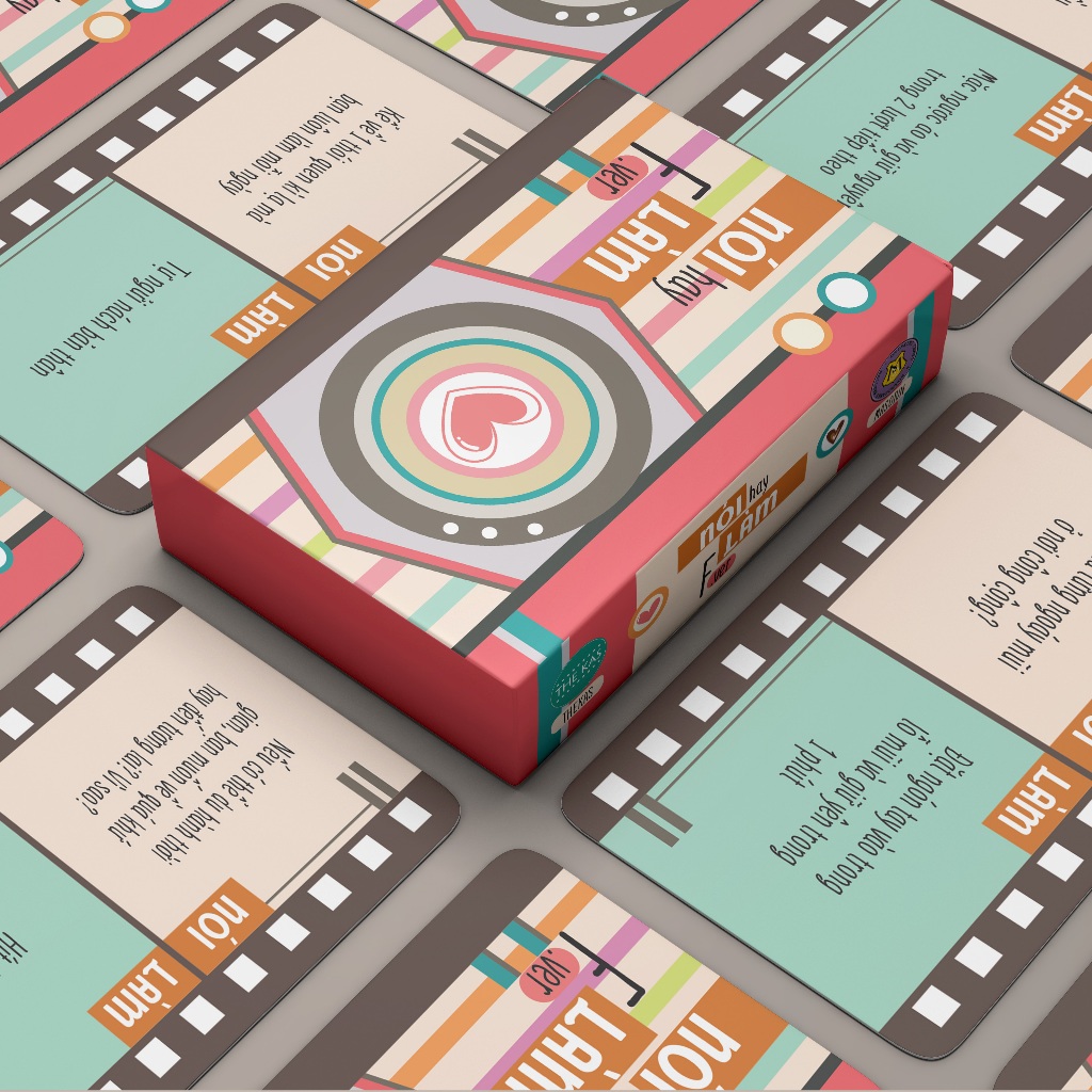 Bộ bài Nói Hay Làm, Thật Hay Thách Truth Or Dare, Boardgame gia đình vui nhộn, gắn kết tình cảm