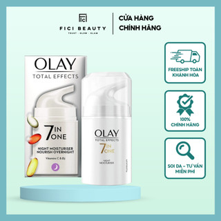 Kem dưỡng ban đêm olay 7 tác dụng total effects anti-ageing 7in1 night moisturiser 50