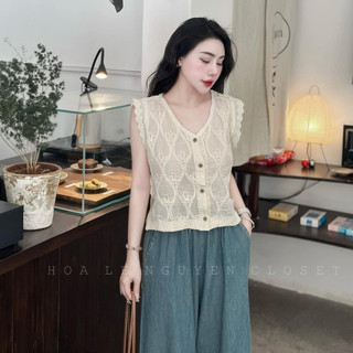 Áo thô sát nách đóng cúc 810 Ulzzang style 🌸 Hàng Quảng Châu