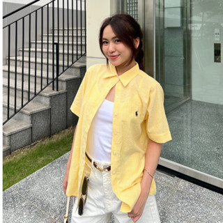  Áo sơ mi vàng sọc Bliss Sofm Wear 