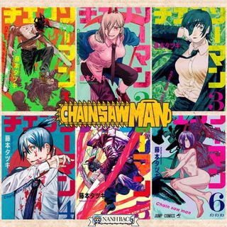 Poster Anime Chainsaw Man Dán Tường khổ giấy A4 chống thấm nước -Poster Chainsaw Man - Poster dán tường