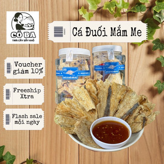 Khô cá đuối mắm me loại 1 hủ 370g thịt dai thơm chuẩn vị cá đuối khô ăn kèm mắm me shop cô ba ăn vặt