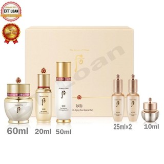 [ Sale Tách Set ] kem chống lão hóa hồng nhuận cải thiện mọi vấn đề về da Whoo Bichup Ja yoon cream full