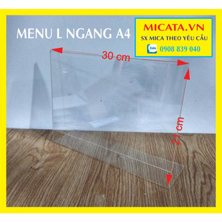 MENU MICA A4 L NGANG 1 MẶT 30X21 ok