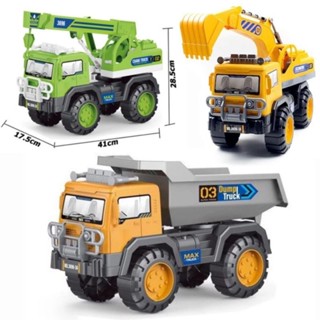    Xe trớn   Xe móc,Xe máy xúc,Xe ben cỡ lớn chất liệu nhựa ABS dày dặn cho bé 