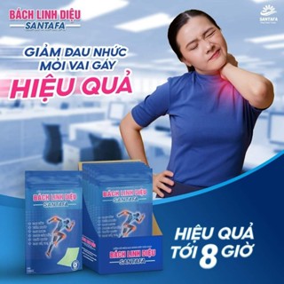 (Hộp mẫu mới) miếng dán giảm đau lưng, đau cổ, đau vai gáy, xương khớp vai gáy bách linh diệu