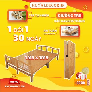 Giường gấp gọn thông minh royaldecorhn giường gấp tiện lợi, giường tre bà đẻ hơ than