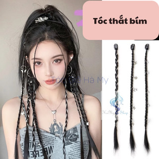 Tóc Giả Tết Gẩy Light Thắt Bím Tiểu Thư