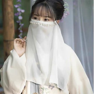 Khăn che mặt cổ trang trung quốc hay mạng che mặt cổ trang