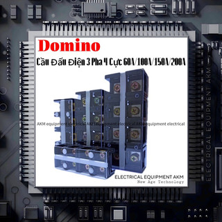 Cầu Đấu Điện Domino 3 Pha 4 Cực 60A/100A/150A/200A