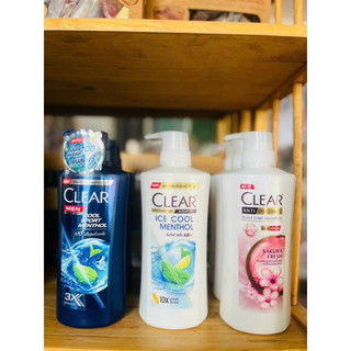Dầu Gội Clear bạc hà và hoa anh đào Thái Lan 480ml