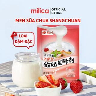  Men sữa chua Shangchuan  Loại Đậm Đặc  cực ngon chứa hơn 10 chủng men và hàng tỷ lợi khuẩn gói 1g 