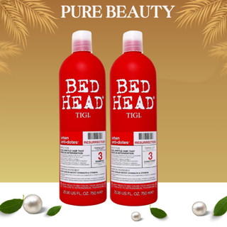 Dầu gội xả Tigi Đỏ Bed Head 750ml * 2 Phục Hồi Cấp Độ 3 Siêu Thơm Siêu Mềm Mượt